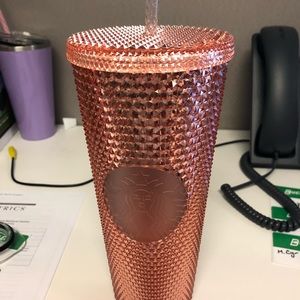 Starbucks rose gold limited edition tumbler 24 oz